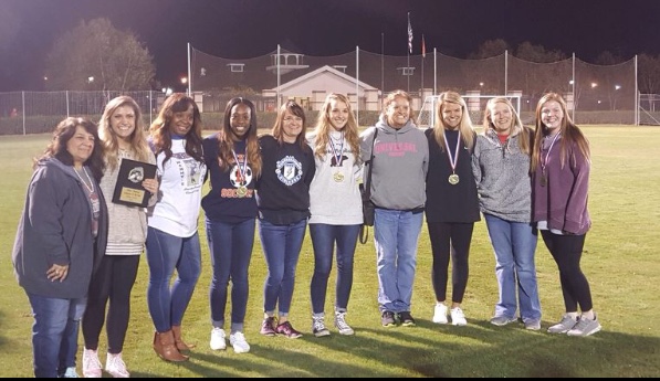 (From left to right) 
Elise Chessor, Alaysha Russell, Carly Bowen, Kenzi Vetter, and Mallory Conlin. Courtesy of Kenzi Vetter 