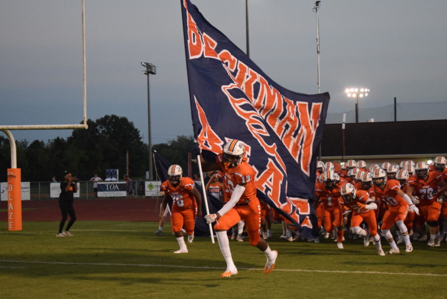 As the sun was setting the Blaze took the field