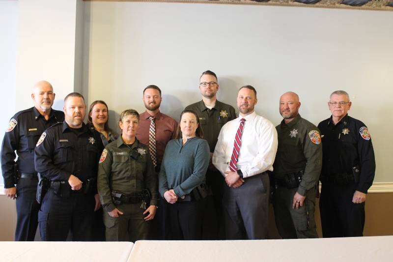 Officer Reed is among twelve other deputies who won Officer of the Month.