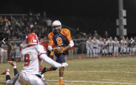 Jennings playing football for the Blaze.