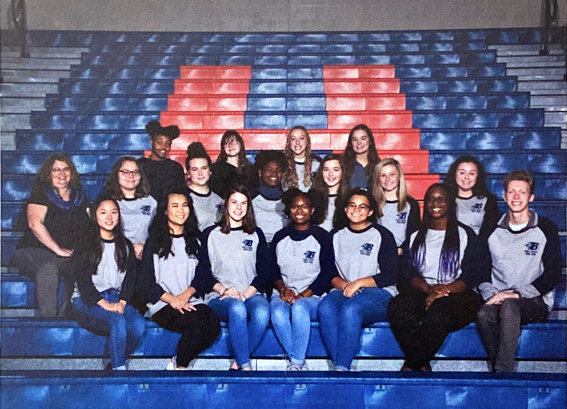 Danielle Parades is shown on the bottom row, second from the left. Shamani Salahuddin is seen on the bottom row, in the center.