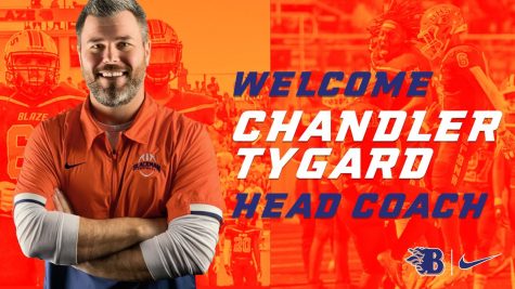 Chandler Tygard was chosen as Blackman High Schools new football coach. 