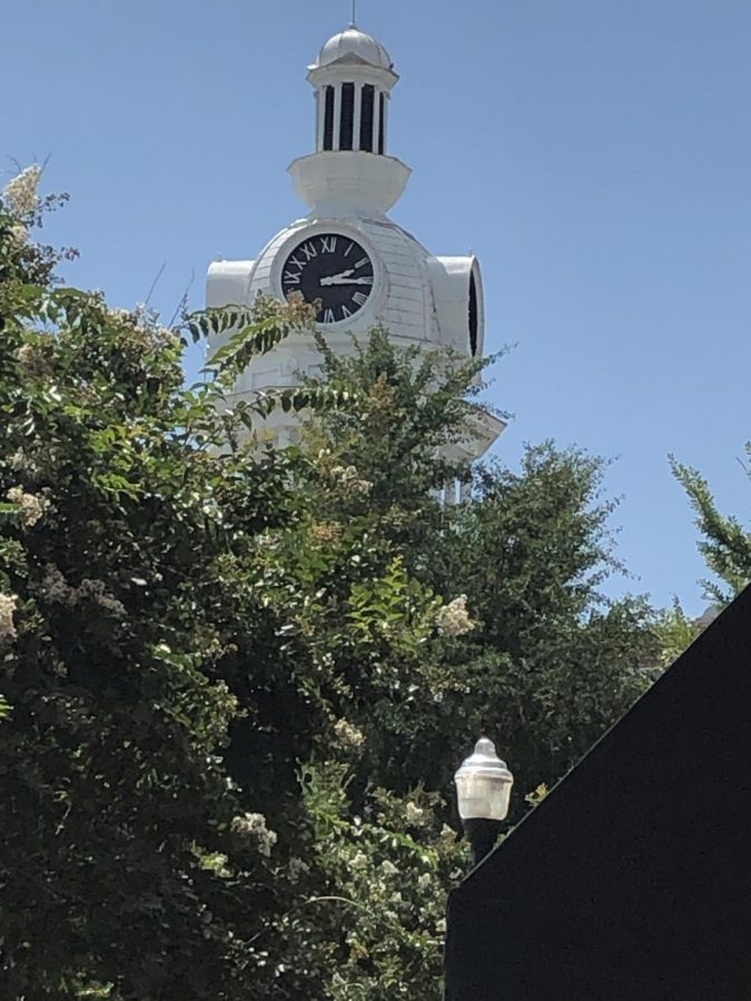 Downtown Murfreesboro is a fun place to visit thats in our hometown. This is the historic courthouse clock. Take a walk around the historic scenery, drop into Country Gourmet for some excellent chocolate truffles, and then grab a bite to eat at Marinas or Domenicos for a little Italian flair, followed by the nana pudding ice cream at Hattie Janes!