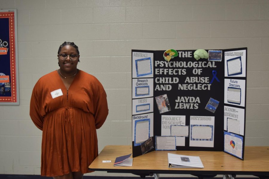 Jayda Lewis researched the psychological effects of child abuse and neglect.