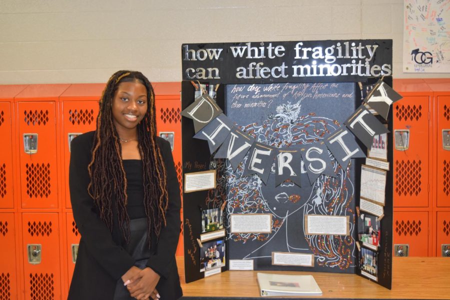 Mckenzie Wade researched how white fragility affects the future advancement of African Americans and other minorities.