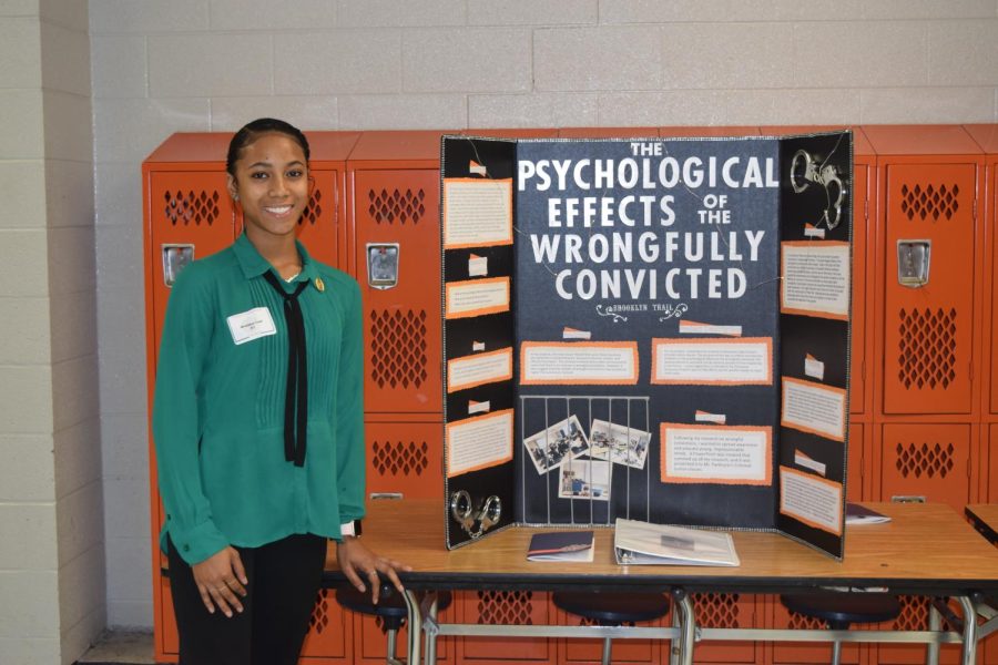 Brooklyn Trail researched the psychological effects of the wrongfully convicted.