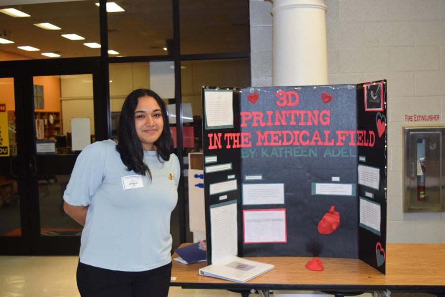 Katreen Adel researched the significance of 3D printing in the medical field.