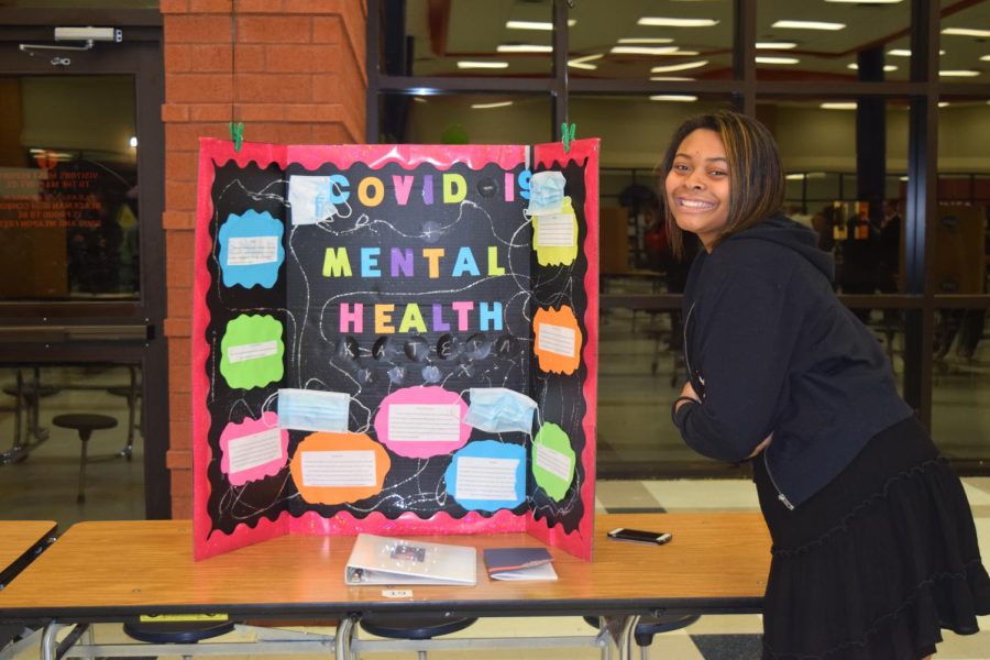 Katera Knox researched the effects of COVID on students mental health.