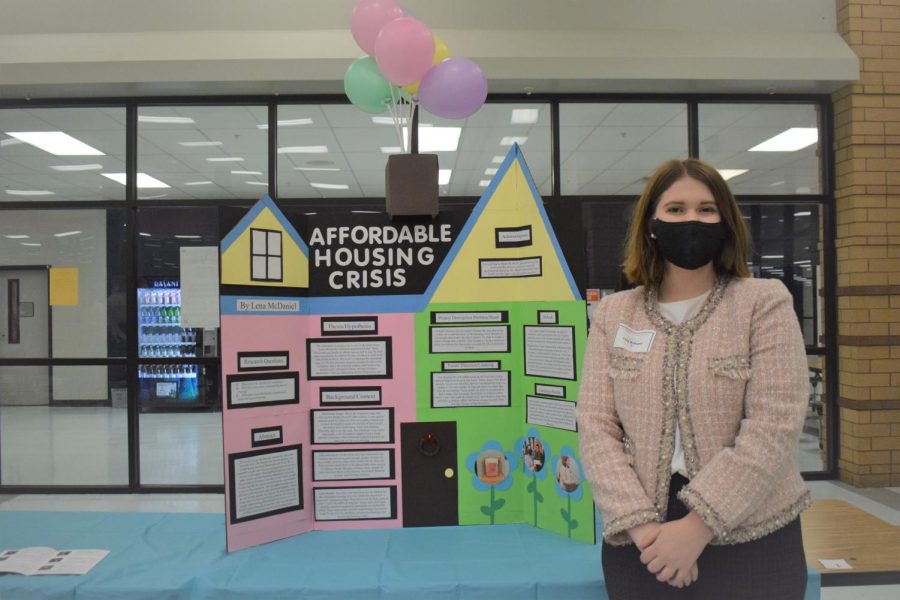 Lena McDaniel researched the United States affordable housing crisis and what it could mean for Murfreesboro. 