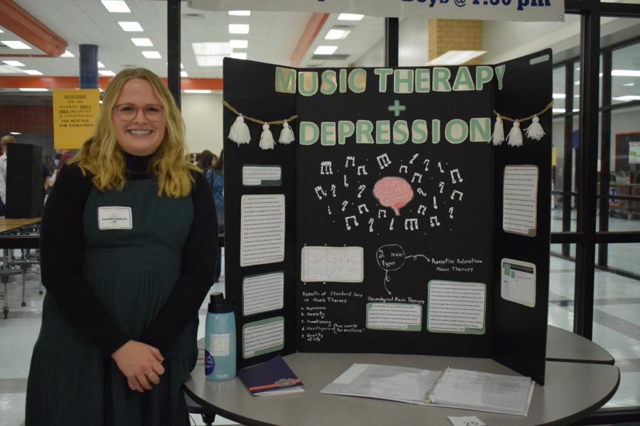Samantha Skipworth researched how music therapy helps teens, with depression, process their emotions and find relief. 