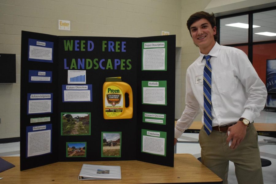 Michael Bowen researched the process of redesigning landscapes with weed free solutions. 