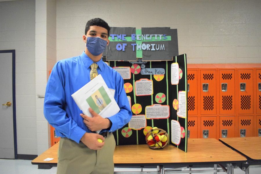 Ethan Krise researched the benefits of using Thorium in the Nuclear Industry. 