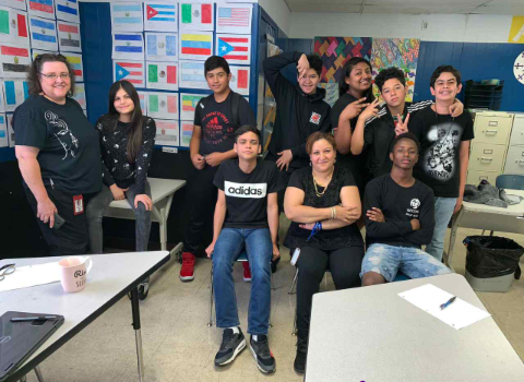 This was my math group in the first quarter of 10th grade. I usually spent time with all of them and still have a great relationship with some. 