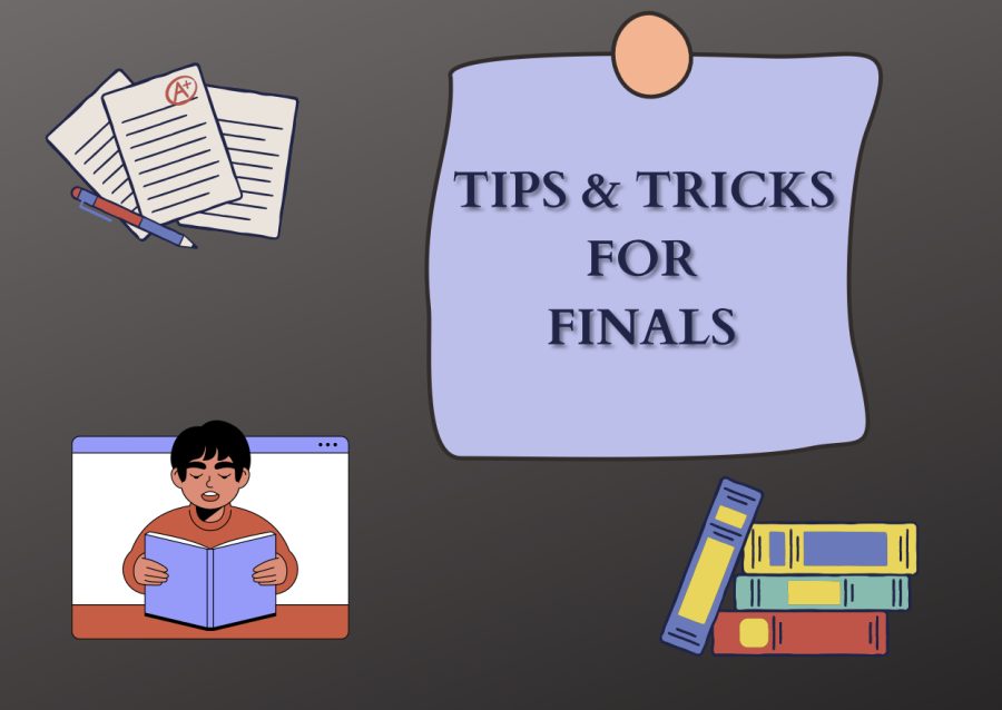 Graphic  of Tips and Tricks for Finals.