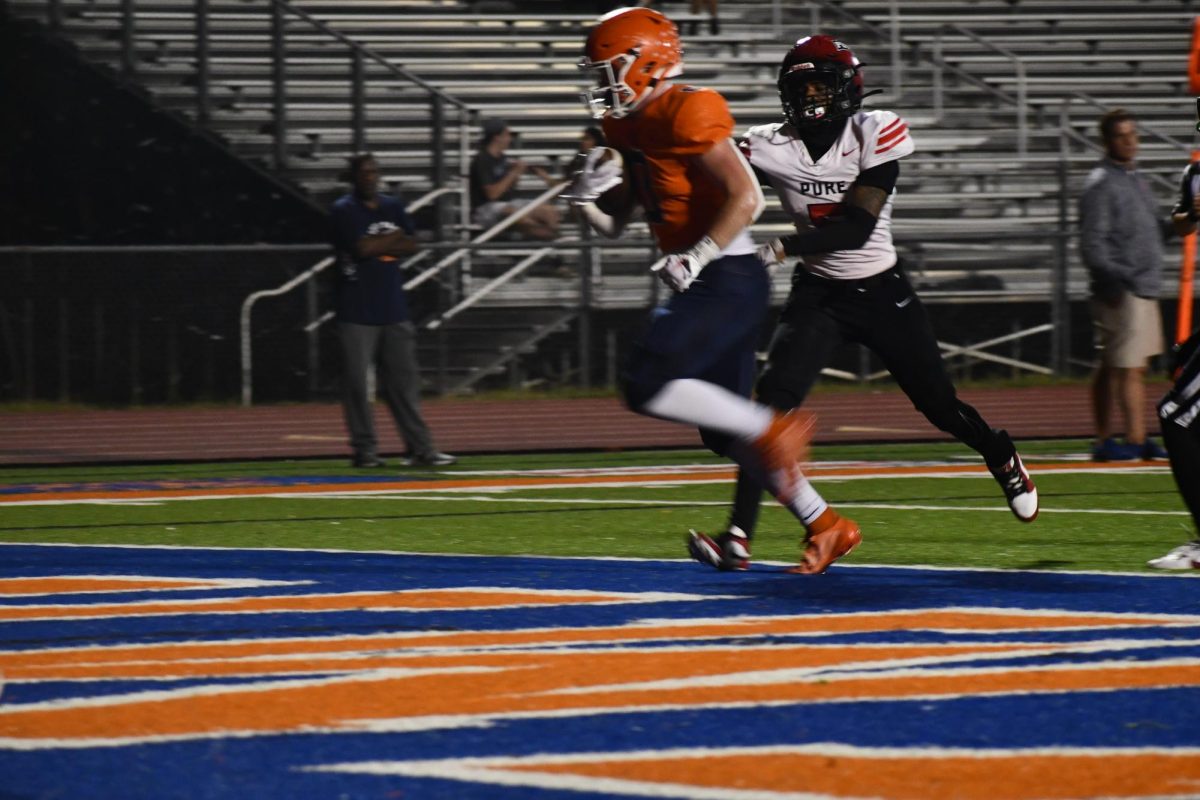 Blackman with a touchdown