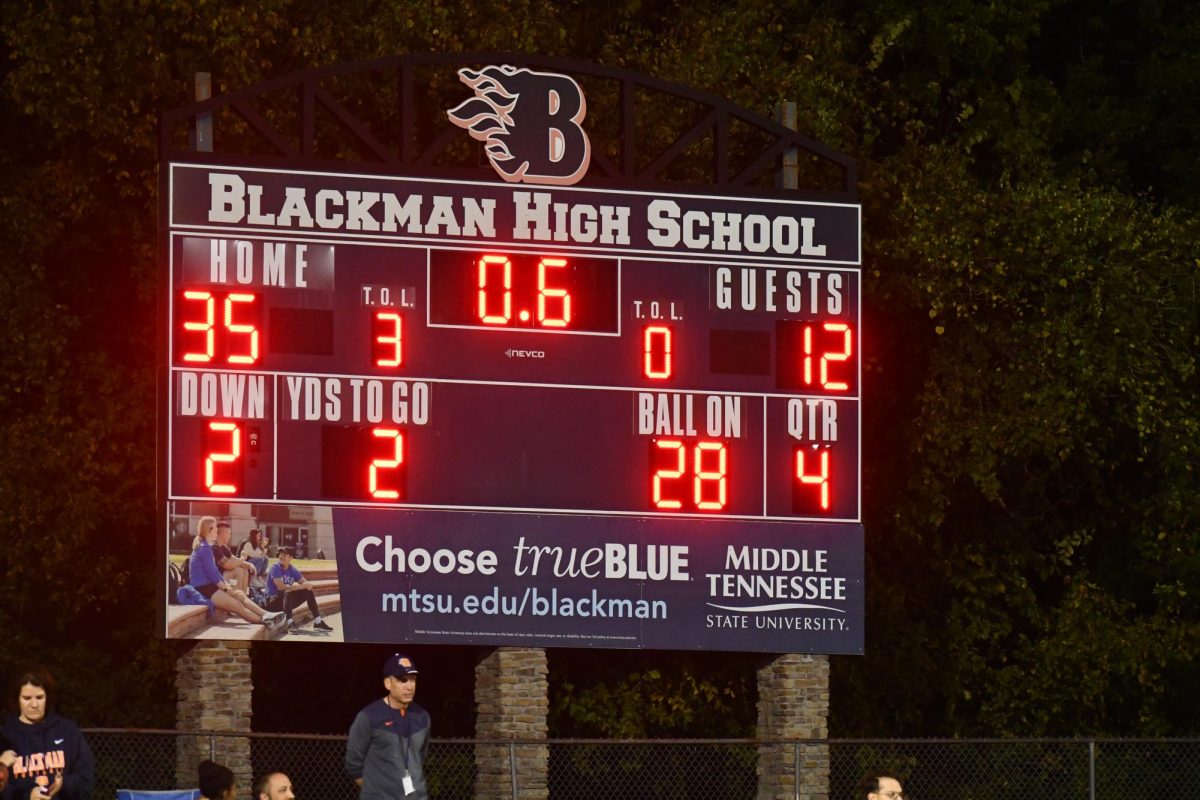 Blackman homecoming game final score