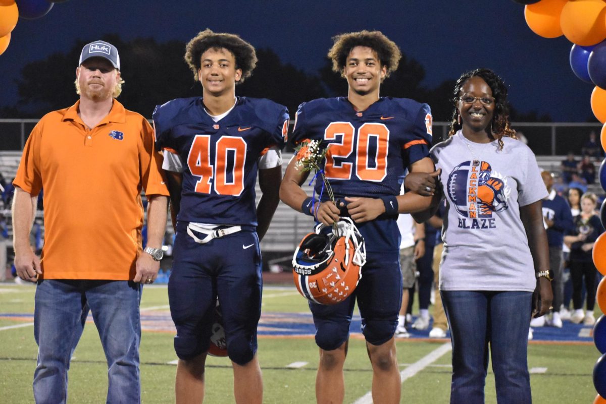 Senior John Dragoo getting recognized