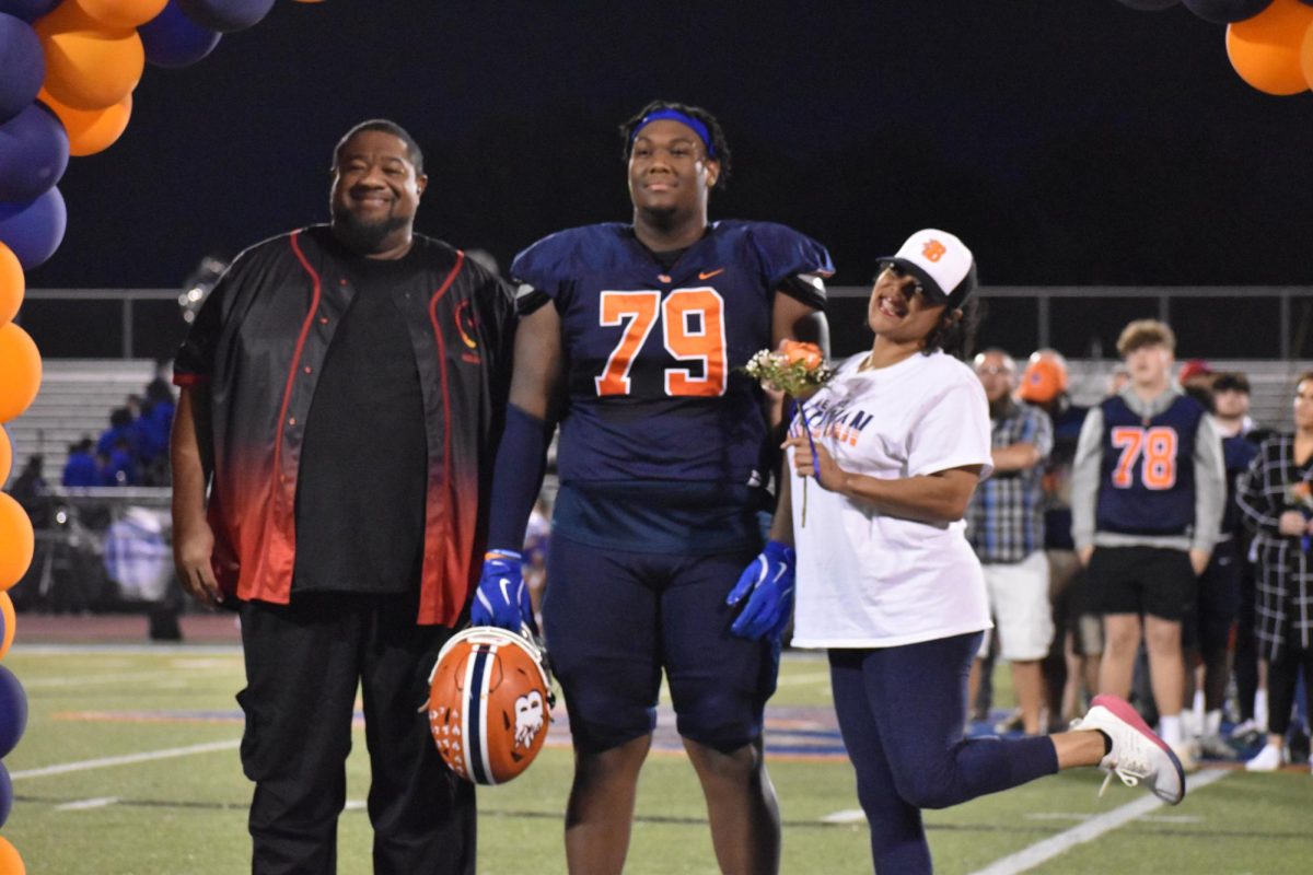 Senior Archie Roseman being recognized