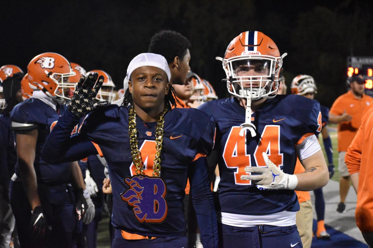 Jaden Lark with the turnover chain