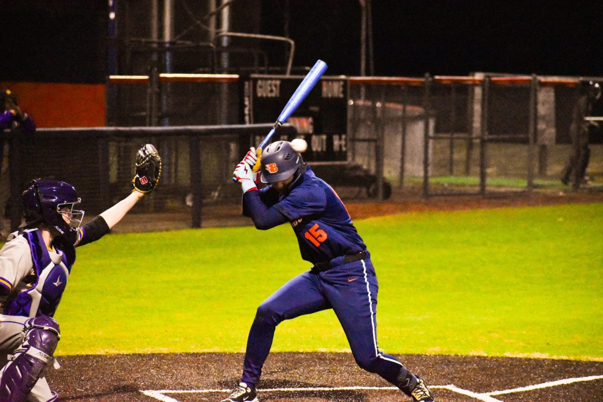 Adam Beveridge getting hit in the head with a pitch