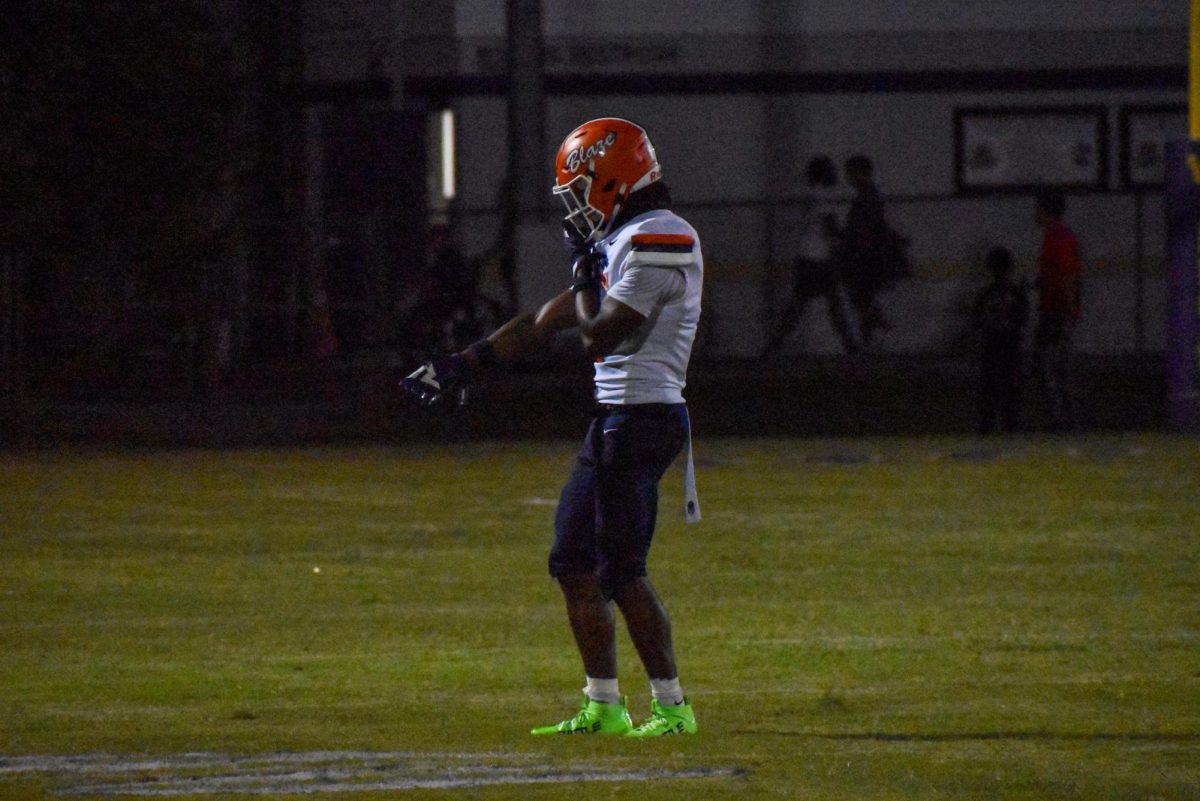Senior Jaden Lark dancing 