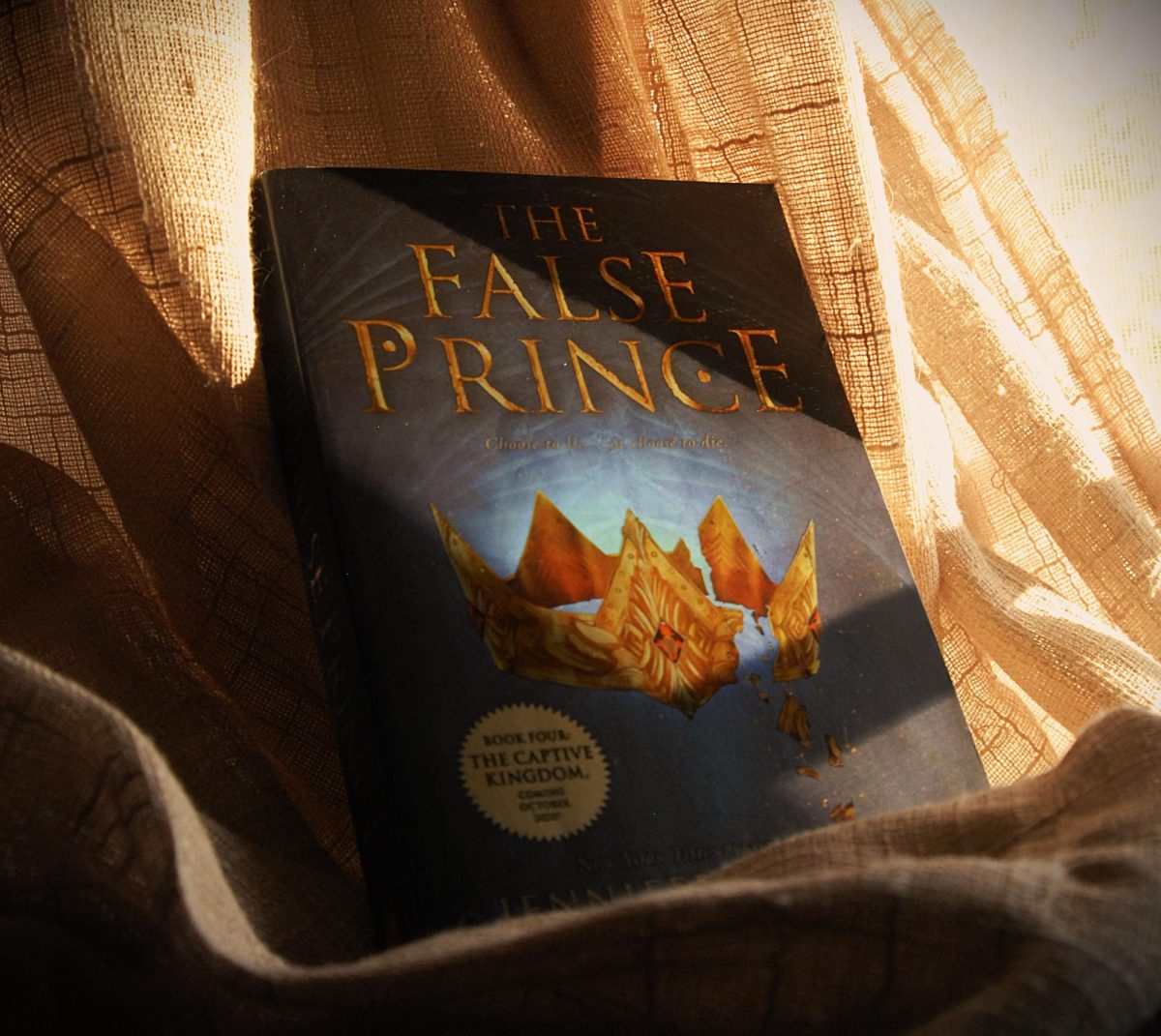 A book titled "The False Prince" written by Jennifer A. Nelson