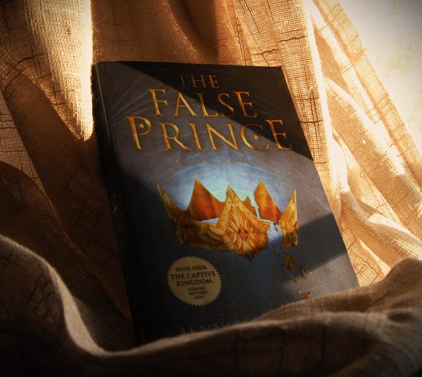 A book titled "The False Prince" written by Jennifer A. Nelson