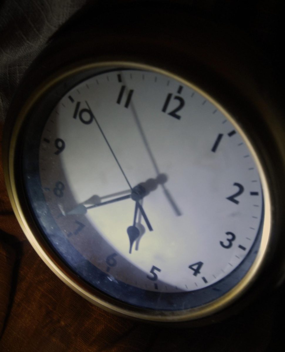 A clock with the wrong time highlighting how daylight saving times affects things.