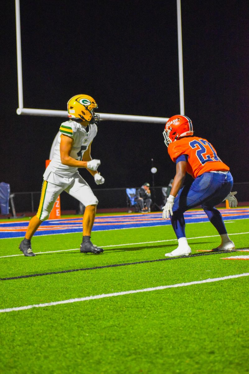 Jay Dowell guarding a gallatin receiver 