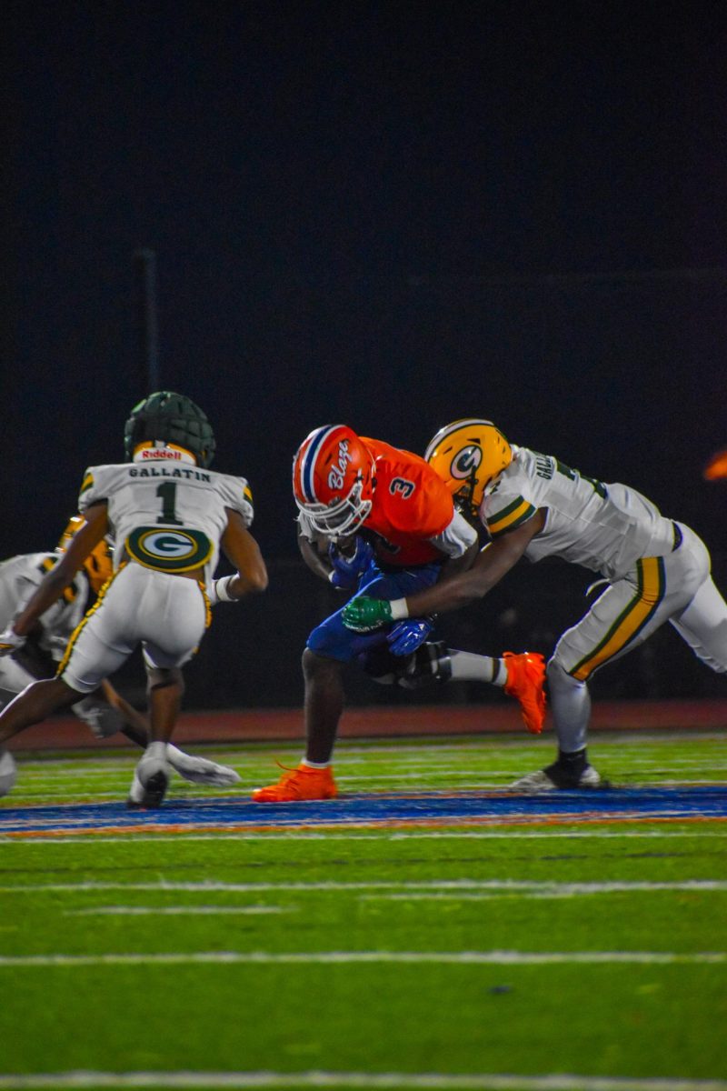 Daniel Smith lowering a shoulder 